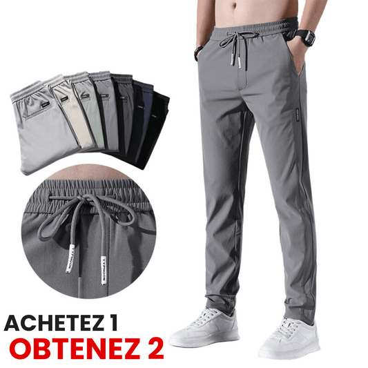 Pantalons en soie italiens pour hommes